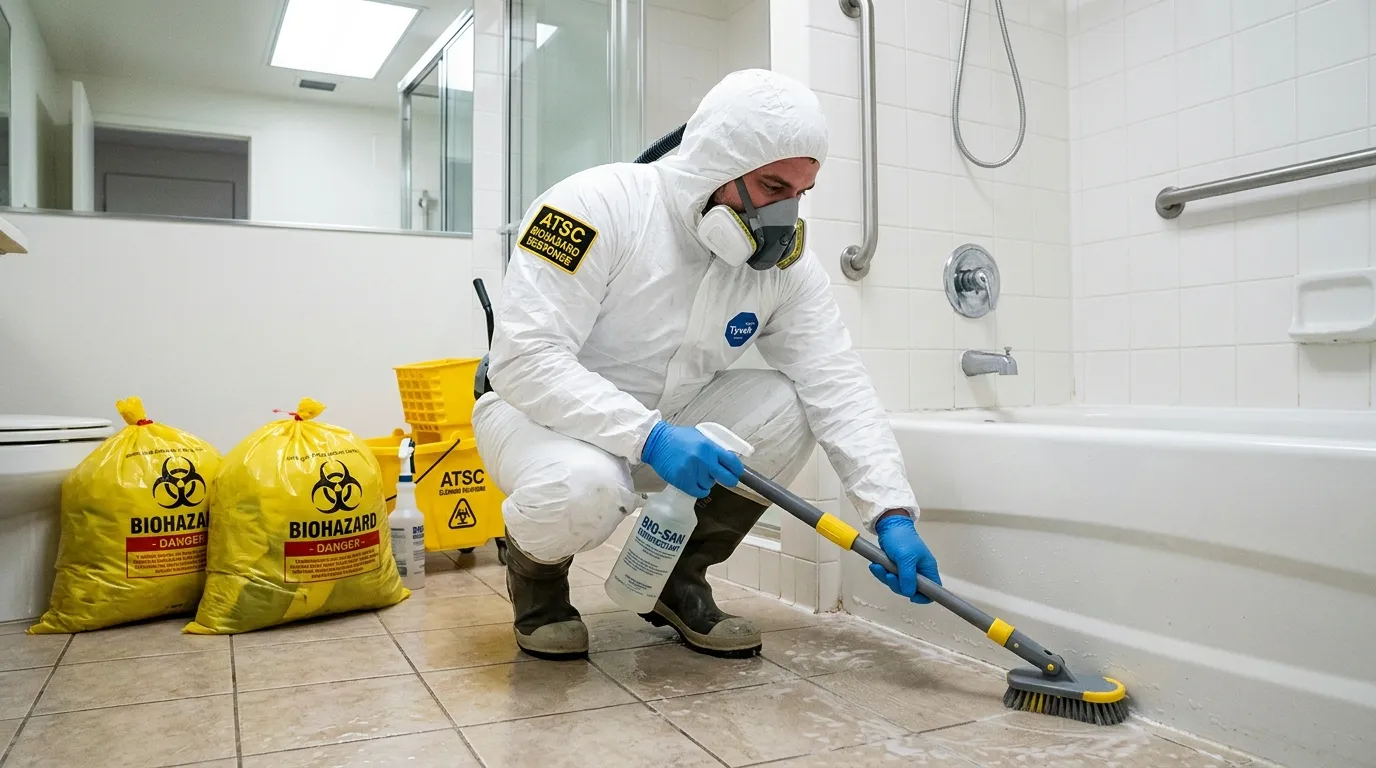 Decontamination equipment deployed for Blood Cleanup in Succasunna